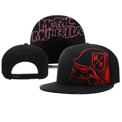 Metal Mulisha Embroidered Cotton Hip-Hop Snapback Cap