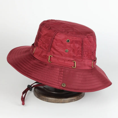 Custom Logo Sweat-Absorbent Wide Brim Bucket Hat