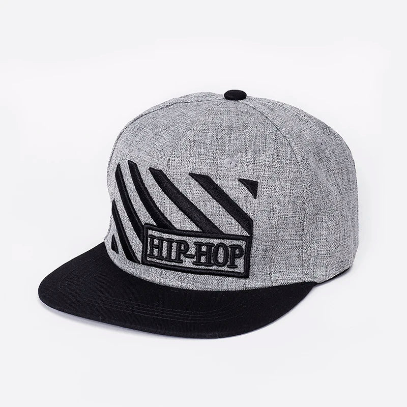 Acrylic Embroidered Unisex Hip-Hop Snapback Cap