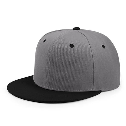 Wholesale 40 Colors Adjustable Flat Peak Snapback Caps Lady Fashion Polyester Plain Baseball Hat Men Hiphop Blank Sport Cap Adijustable 55-60cm