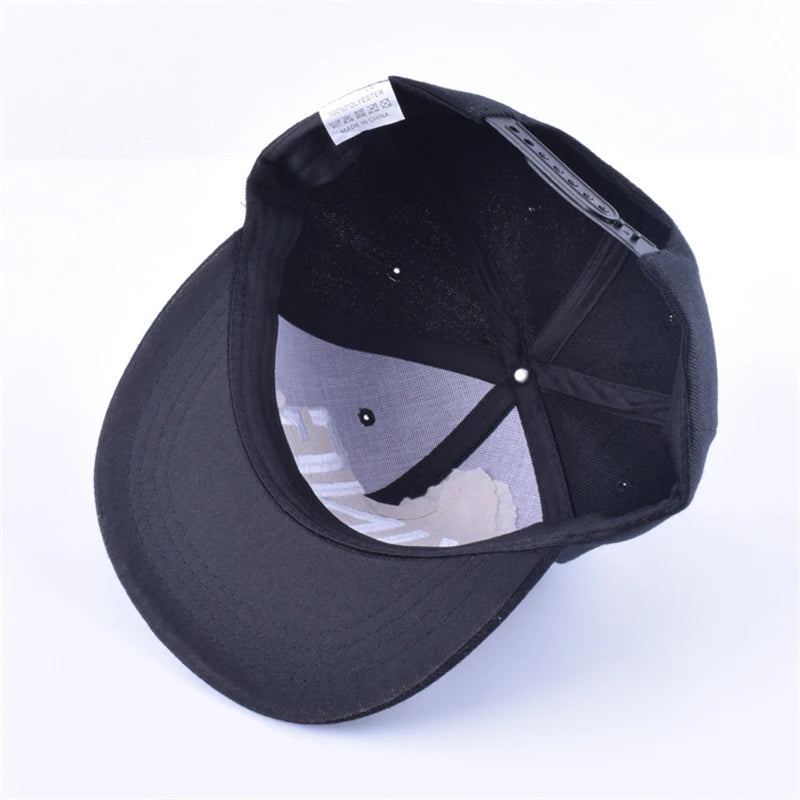 King Queen Embroidered Couple Snapback Caps Set