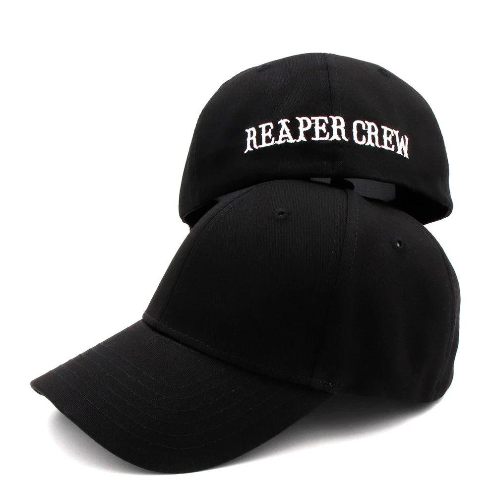 Black Hats Sons Of Anarchy For Reaper Crew Fitted Baseball Cap