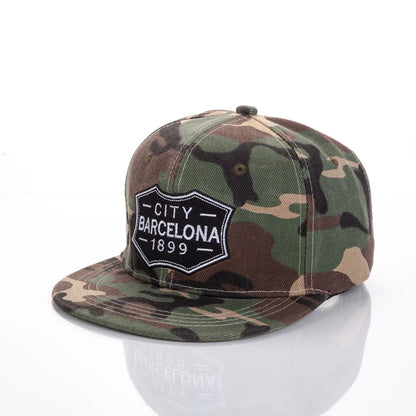 Acrylic Embroidered Unisex Hip-Hop Snapback Cap