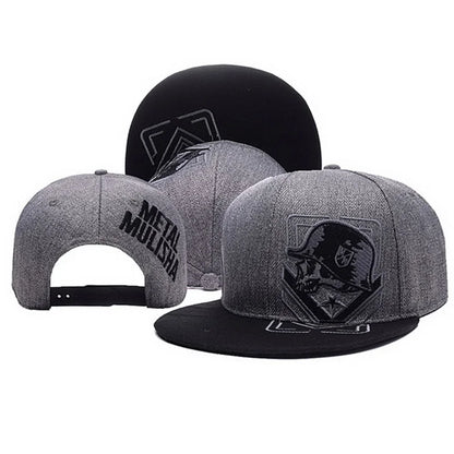 Metal Mulisha Embroidered Cotton Hip-Hop Snapback Cap
