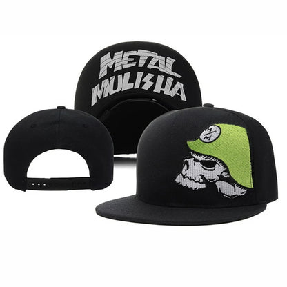 Metal Mulisha Embroidered Cotton Hip-Hop Snapback Cap