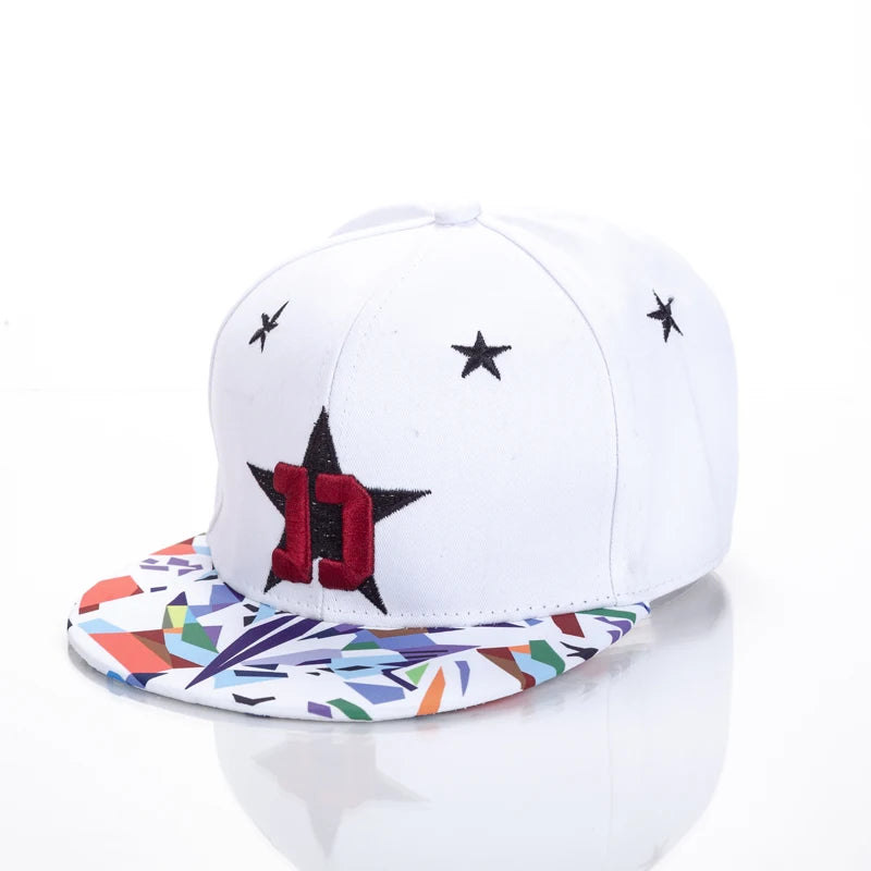 Acrylic Embroidered Unisex Hip-Hop Snapback Cap