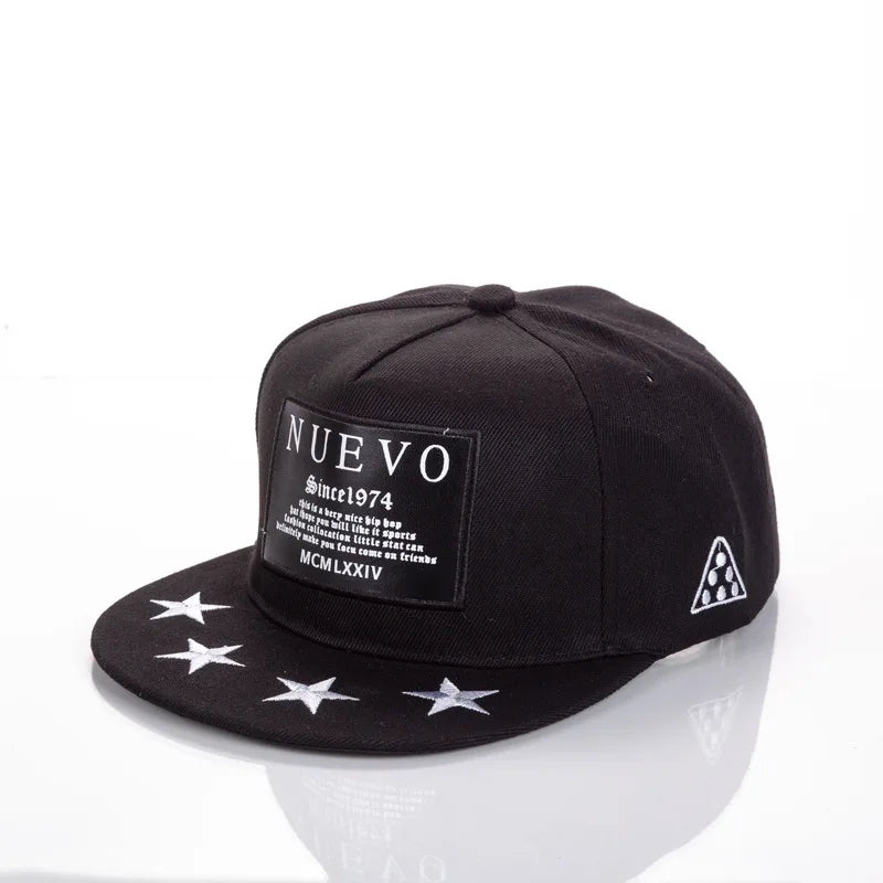 Acrylic Embroidered Unisex Hip-Hop Snapback Cap
