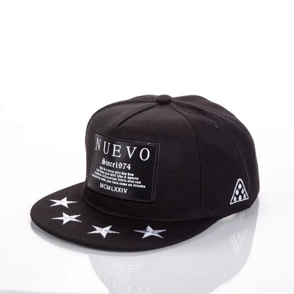 Acrylic Embroidered Unisex Hip-Hop Snapback Cap