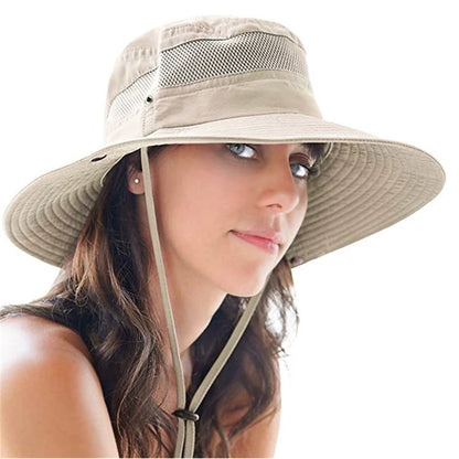 Camouflage Wide Brim Outdoor Fishing Bucket Hat