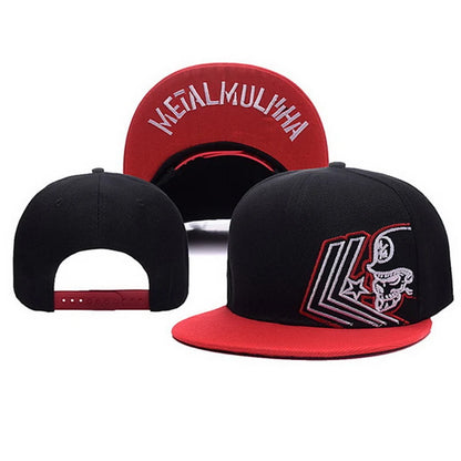 Metal Mulisha Embroidered Cotton Hip-Hop Snapback Cap