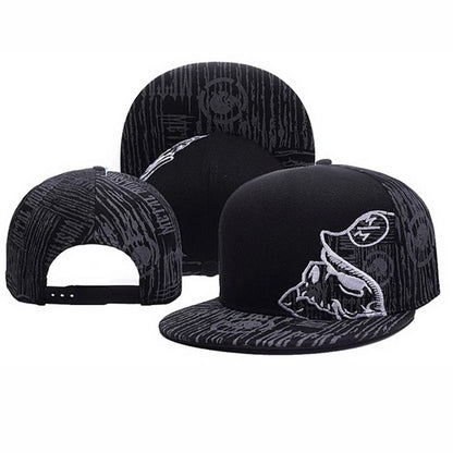Metal Mulisha Embroidered Cotton Hip-Hop Snapback Cap