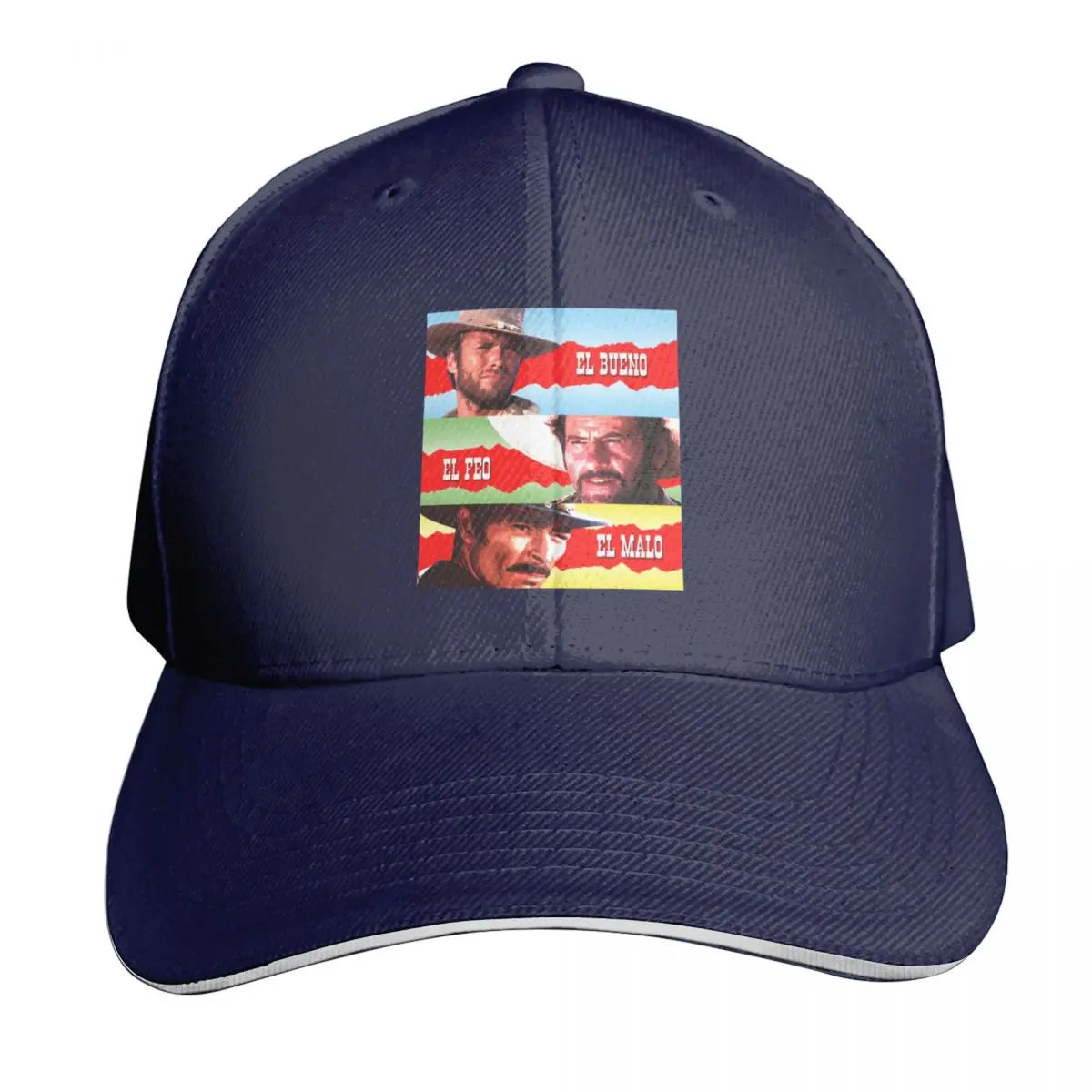 The Good Bad Ugly Faces Graphic Baseball Cap