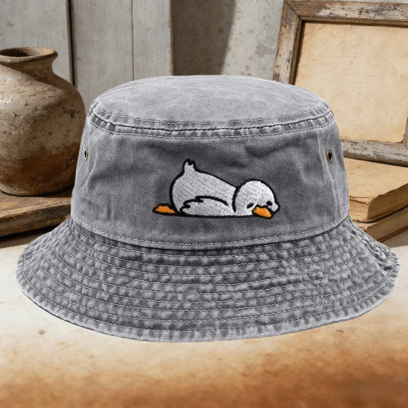 Adorable Duck Pattern Couples Casual Bucket Hat