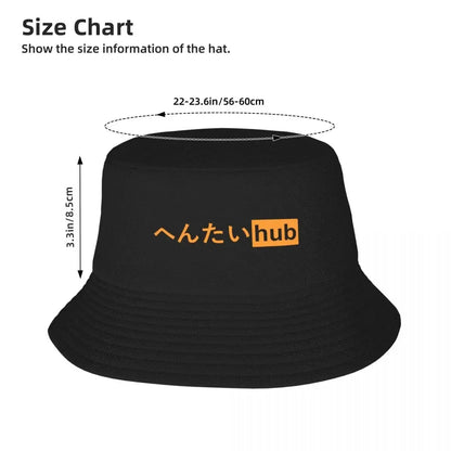 Hentais Hub Custom Graphic Summer Bucket Hat