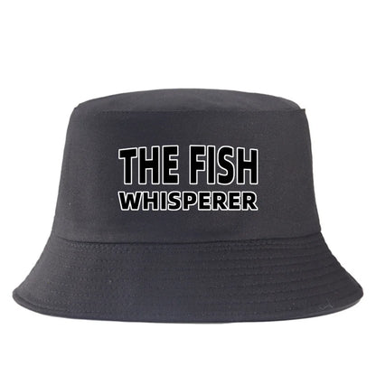 Fish Whisperer Outdoor Fishing Bucket Hat Unisex