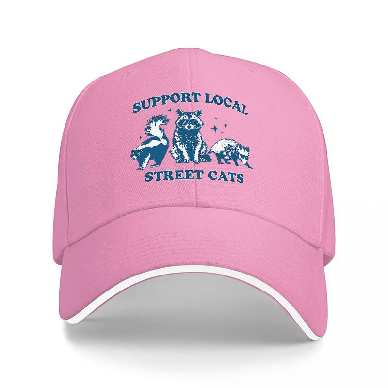 Support Local Street Cats Baseball Cap