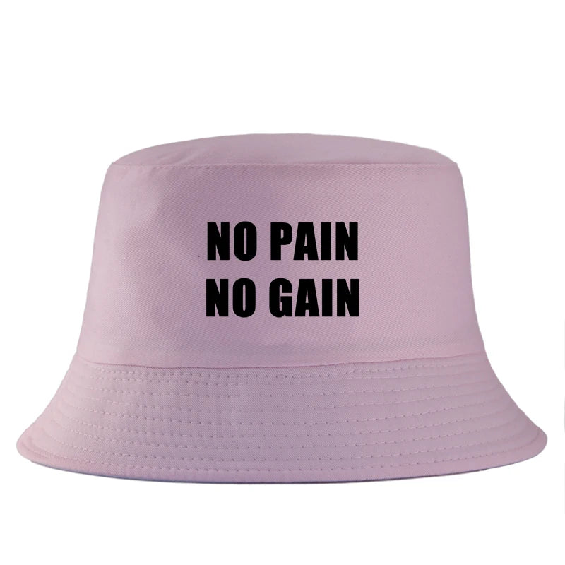 No Pain No Gain Sports Gym Bucket Hat
