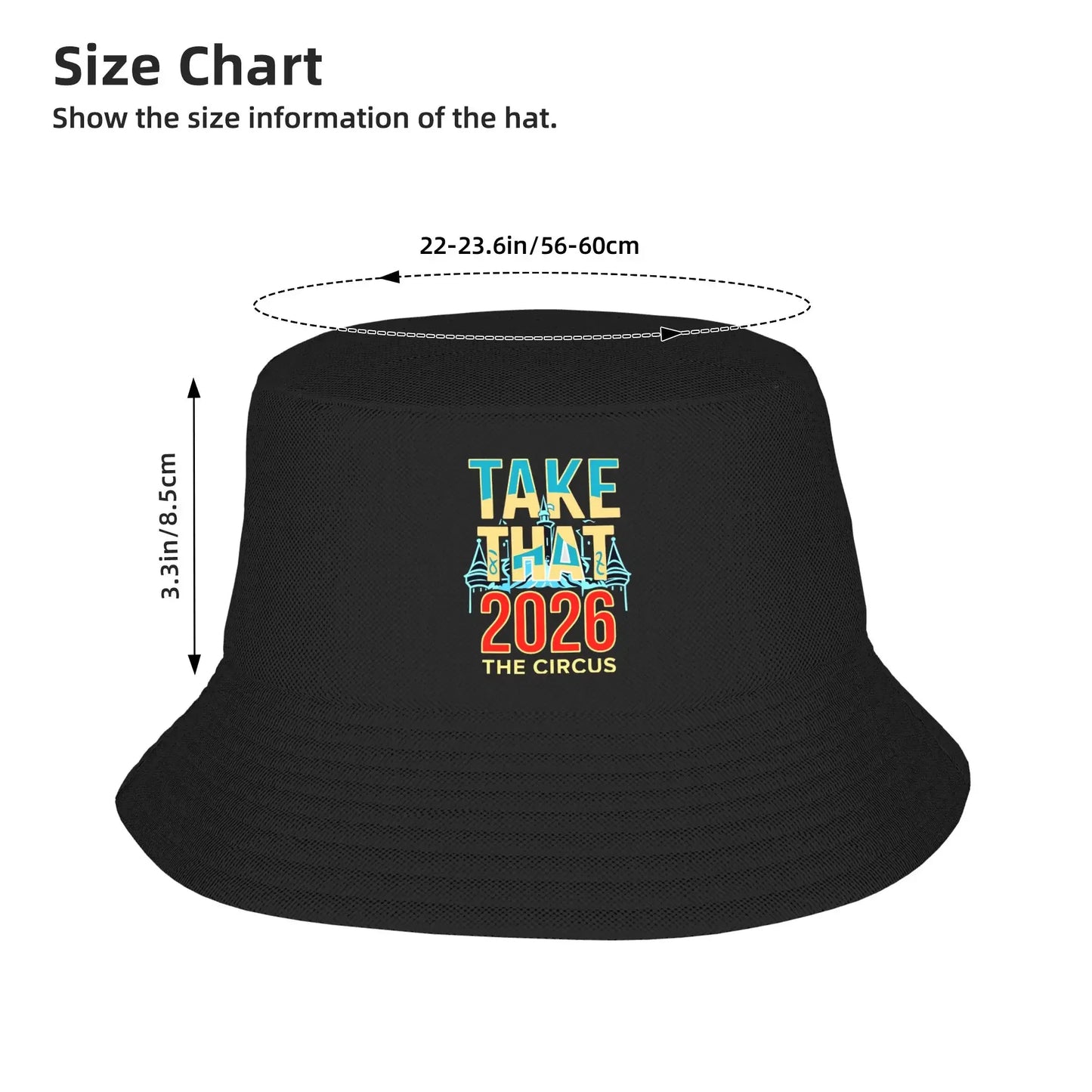 Take That The Circus Live Vintage Bucket Hat