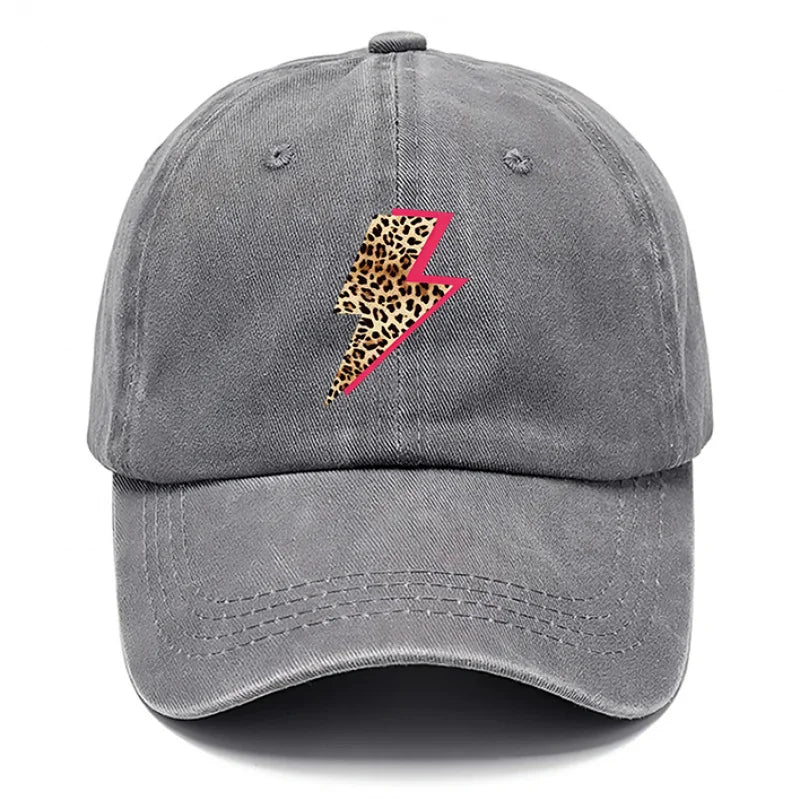 Leopard Lightning Adjustable Baseball Cap