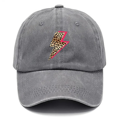 Leopard Lightning Adjustable Baseball Cap