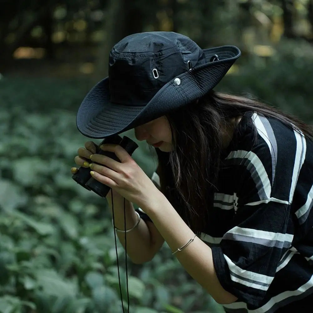 Waterproof Windproof Wide Brim UV Protection Bucket Hat