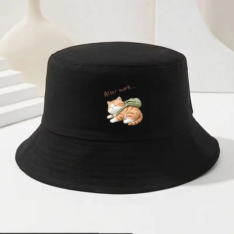 Solid Color UV Protection Bucket Hat