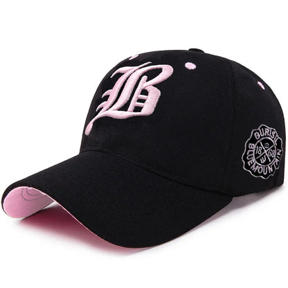 Summer Cotton Embroidery Snapback Baseball Cap