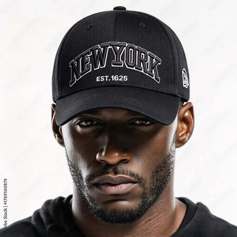 New York Embroidered Adjustable Snapback Cap