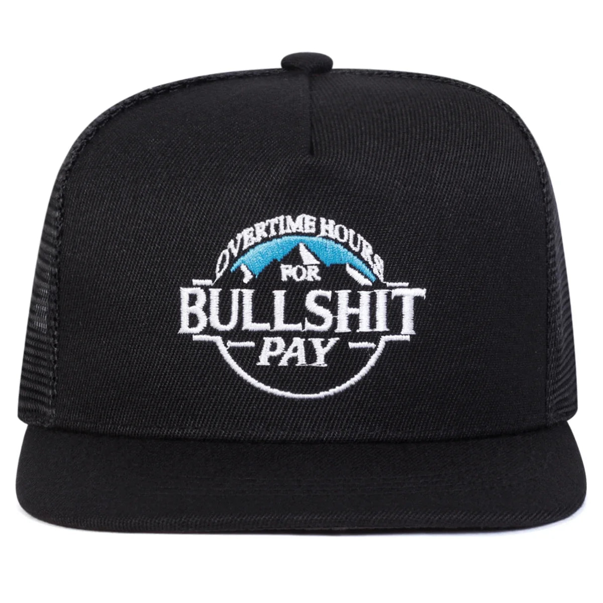 BULLSHIT PAY Embroidery Outdoor Snapback Cap