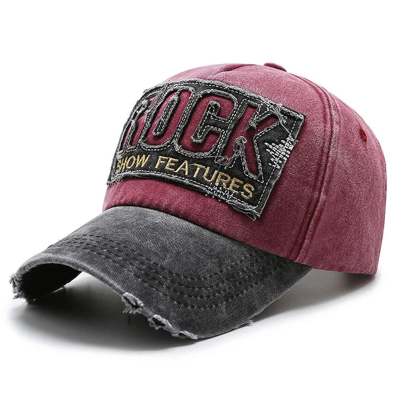 New Washed Etters Spring And Autumn Denim Baseball Cap