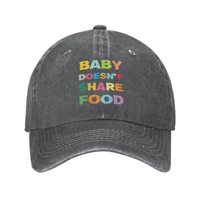 Baby Doesn't Share Food Vintage Baseball Cap