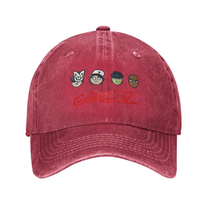 Gorillaz Band Sun Casual Skate Trucker Baseball Cap