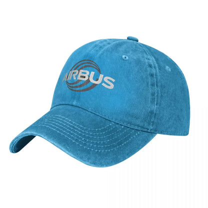 Airbus Aviation Denim Baseball Cap