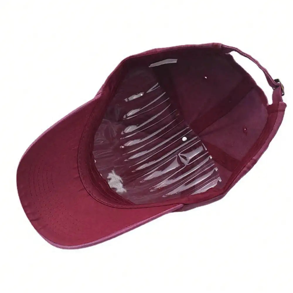 New Fashion Unisex Washed Cotton Cap Coconut Tree