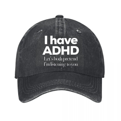 ADHD Pretend Listening Baseball Cap
