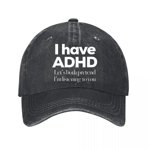 ADHD Pretend Listening Baseball Cap