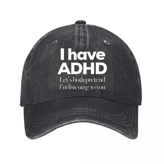 ADHD Pretend Listening Baseball Cap