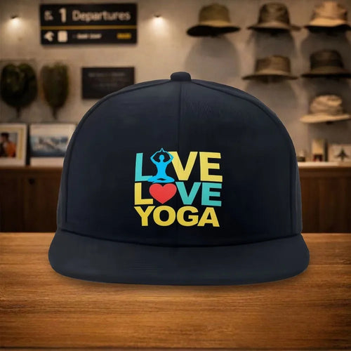 Love Yoga Street Style Snapback Cap