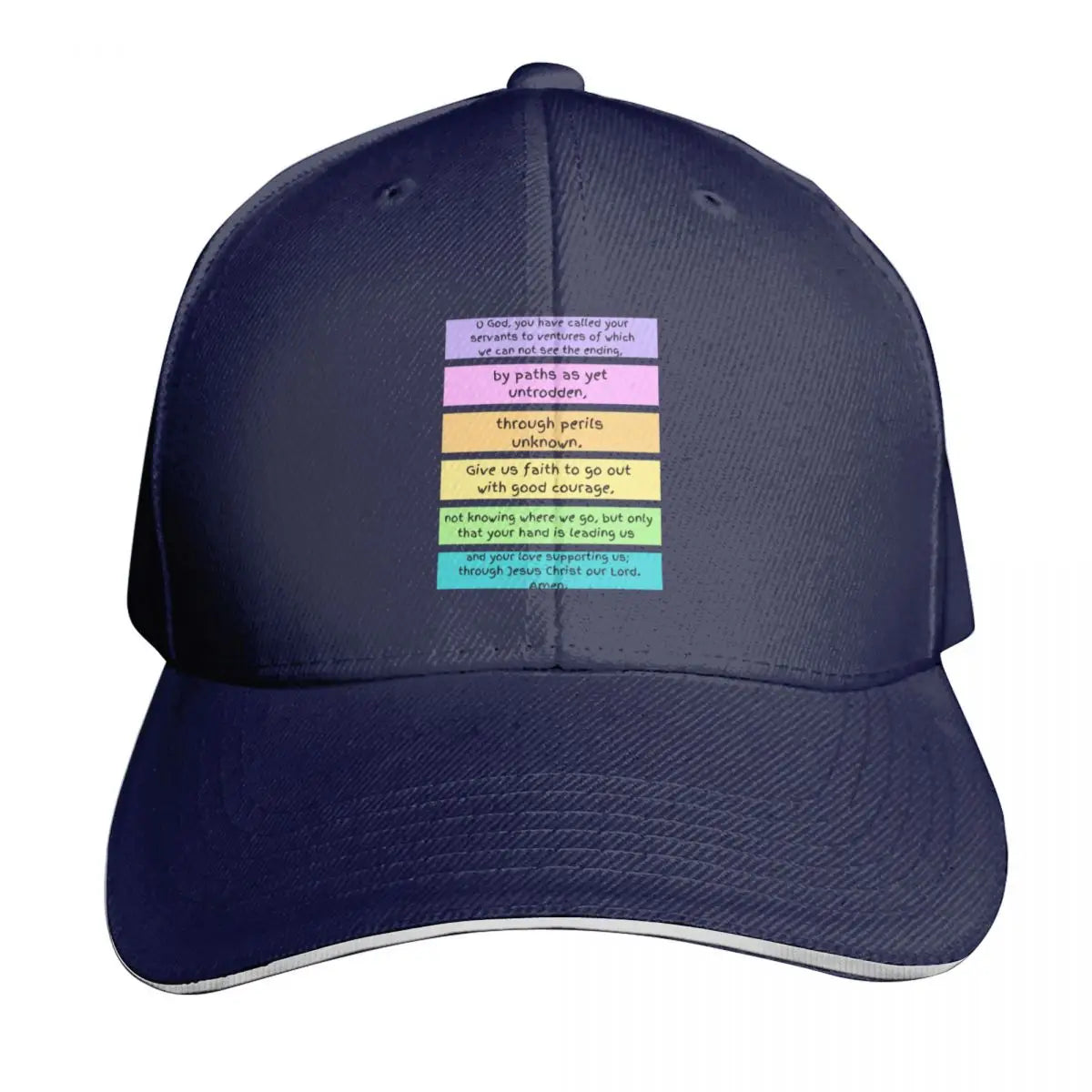 Prayer Of Good Courage Cotton Twill Snapback Baseball Cap