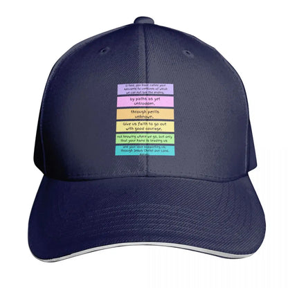 Prayer Of Good Courage Cotton Twill Snapback Baseball Cap
