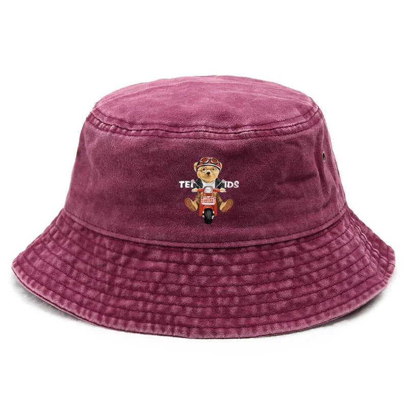 Custom Retro Ride Washed Bucket Hat