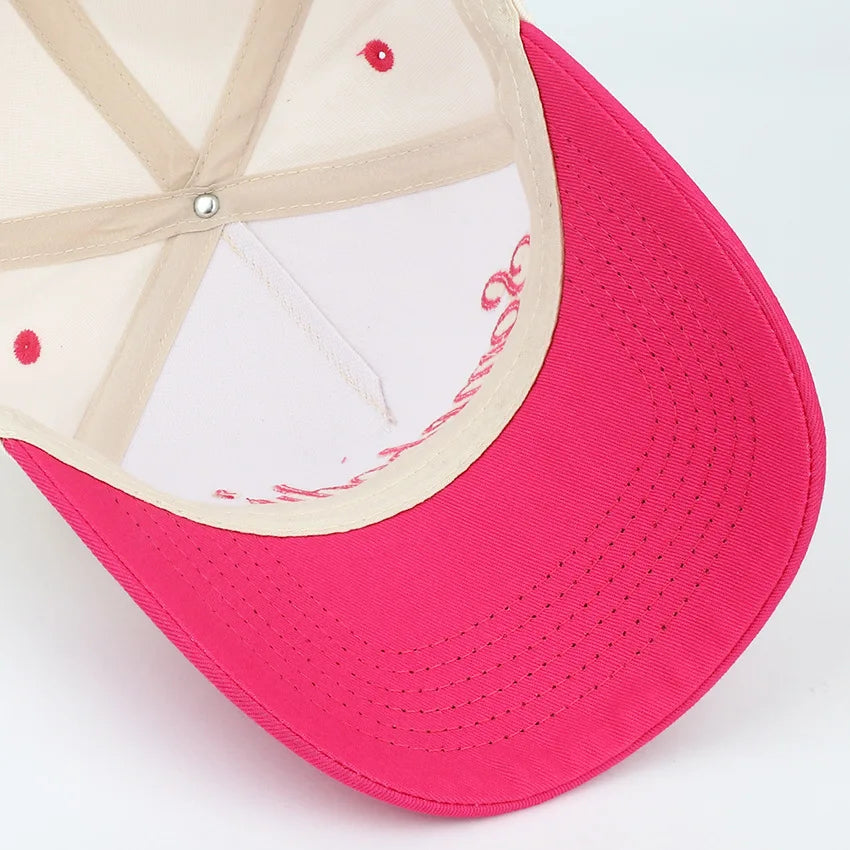 Embroidery Trucker Hat Men Women Summer Caps Breathable Outdoor Sports