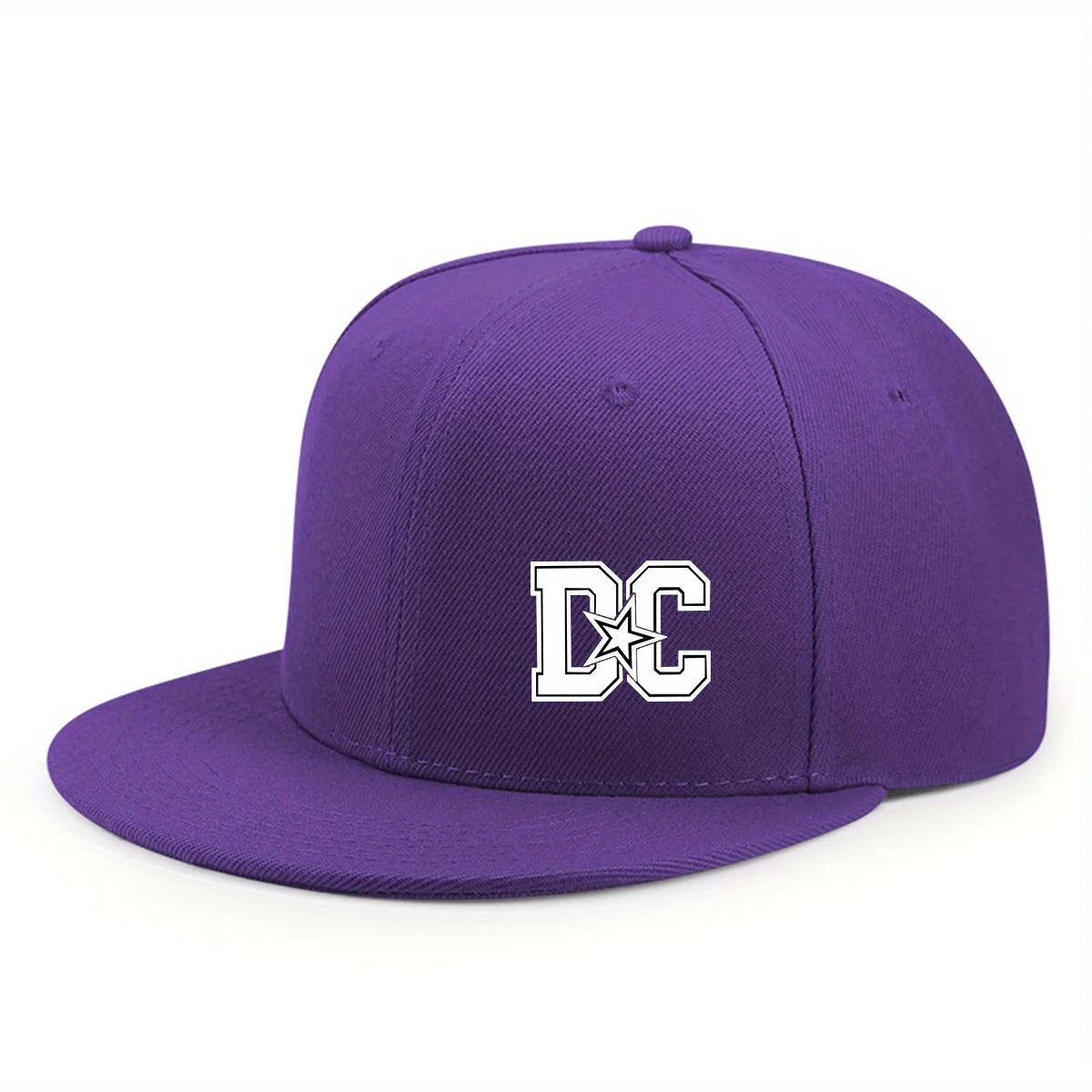 Letter Print Streetwear Adjustable Hip-Hop Snapback Cap