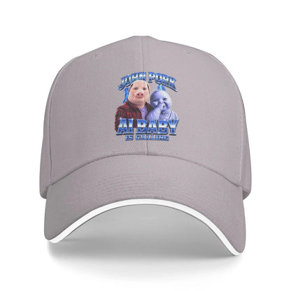 Baby John Pork Is Calling Y2K Retro Trucker Baseball Cap