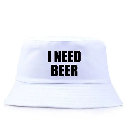 I Need Beer Fashion Reversible Bob Bucket Hat
