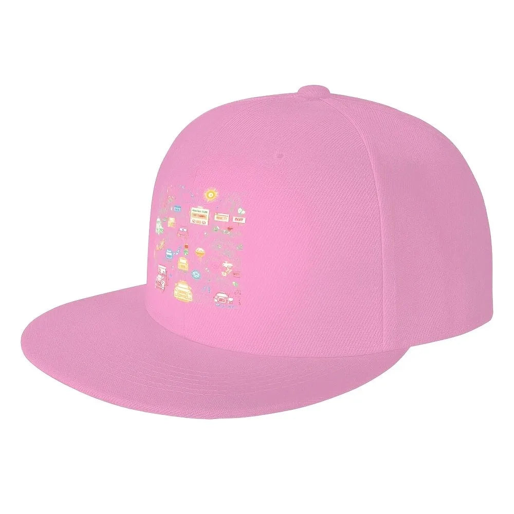 Road Trip Graphic High Crown Snapback Cap