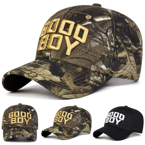Unisex GOOD BOY Embroidery Baseball Caps Spring Autumn Outdoor Adjustable Casual Hats Sunscreen Hat Sports Cap