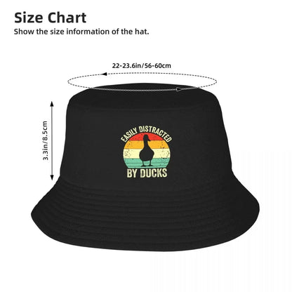 Fashion Easily Distracted By Ducks Bucket Hat