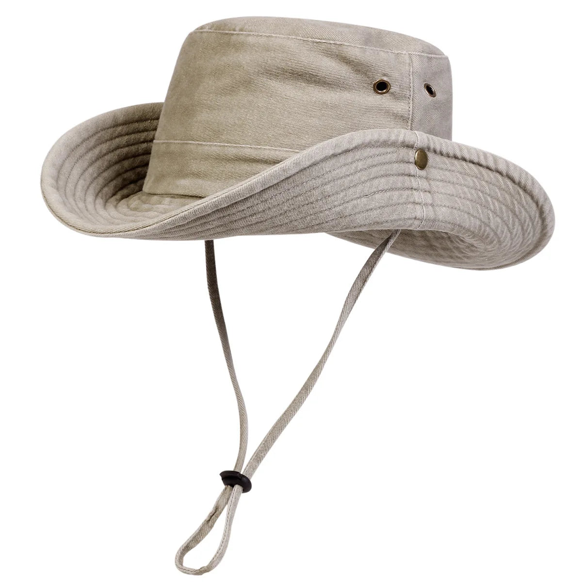 New Men Big Eaved Washed Bucket Hats
