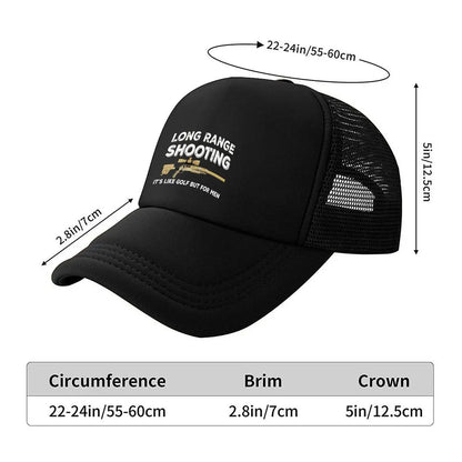 Long Range Shooting Mesh Baseball Cap